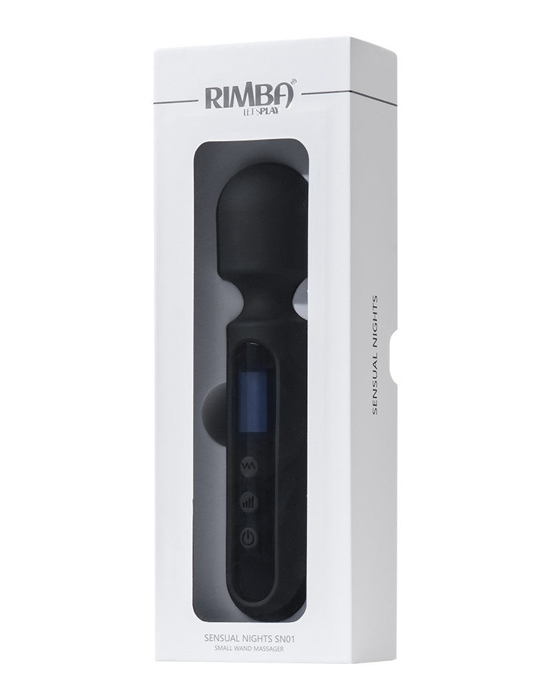 Rimba - Sensual Nights SN01 - Kleine Wand Vibrator - Massager - Zwart