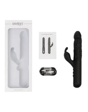 Rimba - Sensual Nights SN06 - Realistische Rabbit Vibrator - Zwart