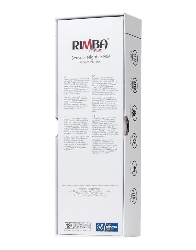 Rimba - Sensual nights SN04 - G-Spot Vibrator - Zwart