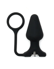 Rimba - Siliconen Buttplug met Cockring en One Speed Bullet Vibrator - Ø 4.4 cm