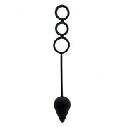 Rimba - Siliconen Cockring Met Buttplug Ø 46 mm