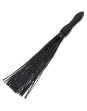 Rimba - Siliconen Flogger Zweep Met Vibrerende Dildo