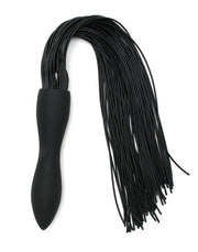 Rimba - Siliconen Flogger Zweep Met Vibrerende Dildo