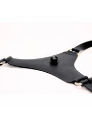 Rimba - Siliconen G-string Met Strap-on - Voorbinddildo - Verstelbaar