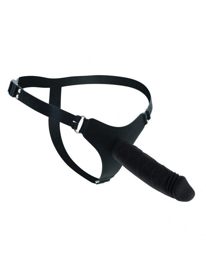 Rimba - Siliconen Strap-on Dildo Met G-string Harnasje