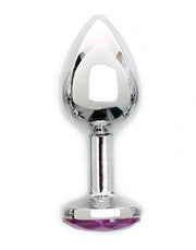Rimba - Sofia - Metalen Buttplug Met Kristal - Roze