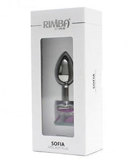 Rimba - Sofia - Metalen Buttplug Met Kristal - Roze