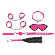 Rimba - Soft Bondage - Beginners Set - 6-delig - Zwart/Roze