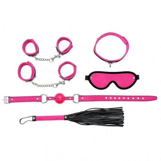 Rimba - Soft Bondage - Beginners Set - 6-delig - Zwart/Roze