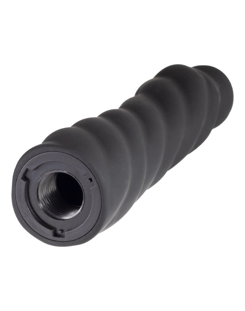 Rimba - Strap On Dildo - Verwisselbare Siliconen Dildo voor Strap-on met Zuignap - Zwart