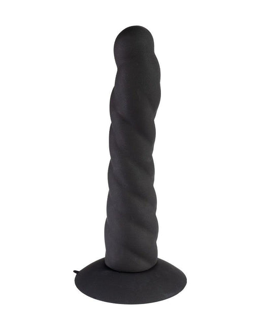 Rimba - Strap On Dildo - Verwisselbare Siliconen Dildo voor Strap-on met Zuignap - Zwart