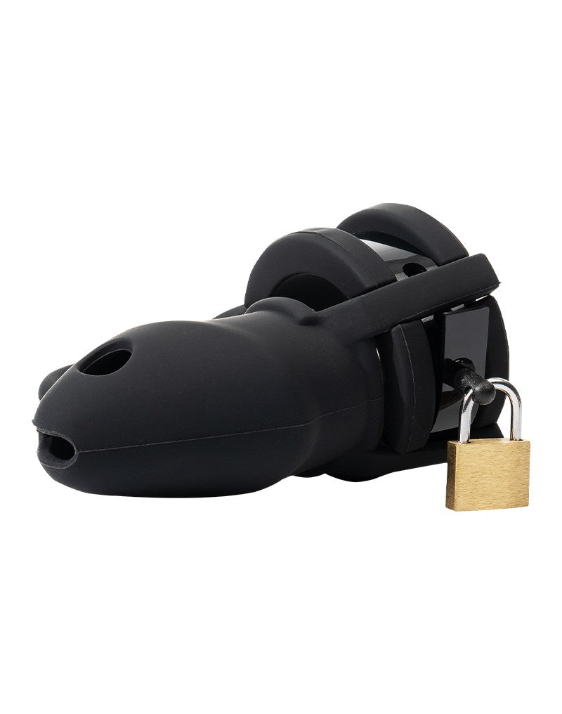 Rimba Toys - P-Cage PC05 - Siliconen Kuisheidskooi - Peniskooi - Chastity - Zwart