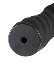 Rimba - Verwisselbare Dildo voor Strap-on - Zwart - Ø3.4 x 16 cm - 160 mm lengte - 34 mm diameter