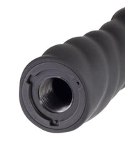 Rimba - Verwisselbare Dildo voor Strap-on - Zwart - Ø3.4 x 16 cm - 160 mm lengte - 34 mm diameter