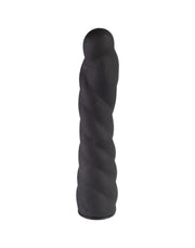 Rimba - Verwisselbare Dildo voor Strap-on - Zwart - Ø3.4 x 16 cm - 160 mm lengte - 34 mm diameter