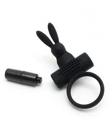 Rimba - Vienna - Vibrerende Cockring Met Clitoris Stimulatie - Zwart