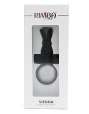 Rimba - Vienna - Vibrerende Cockring Met Clitoris Stimulatie - Zwart