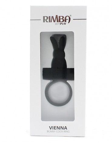 Rimba - Vienna - Vibrerende Cockring Met Clitoris Stimulatie - Zwart