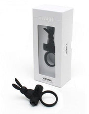 Rimba - Vienna - Vibrerende Cockring Met Clitoris Stimulatie - Zwart
