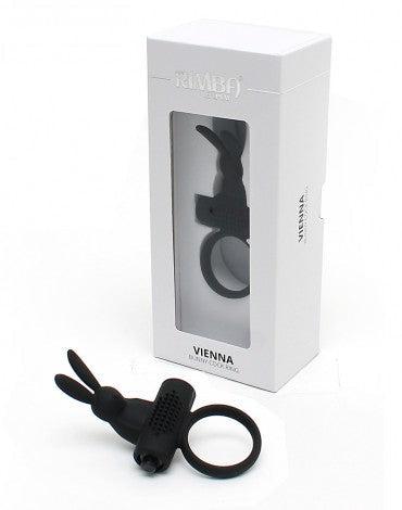 Rimba - Vienna - Vibrerende Cockring Met Clitoris Stimulatie - Zwart