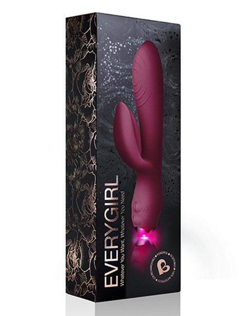Rocks-off - EveryGirl - Rabbit Vibrator - Burgundy Rood
