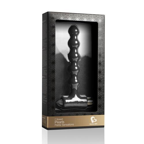 Rocks-off - Petite Sensations Pearl - Vibrerende Buttplug - Zwart