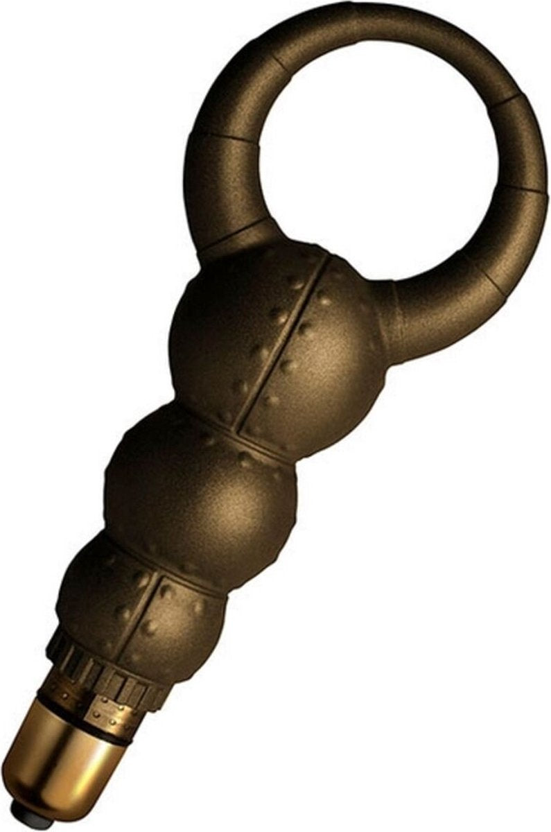 Rocks-off - Poseidon - Vibrerende Cockring met Clitoris Stimulator - 10 snelheden - Brons