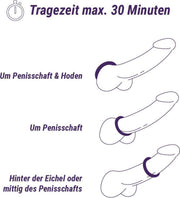 Rocks-off - Poseidon - Vibrerende Cockring met Clitoris Stimulator - 10 snelheden - Brons