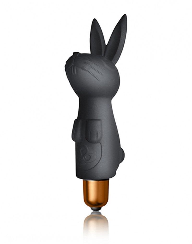 Rocks-off - Truly Dark Desires Set - Mini Vibrator Met Opzetstukken - Zwart/Goud