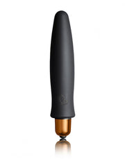 Rocks-off - Truly Dark Desires Set - Mini Vibrator Met Opzetstukken - Zwart/Goud