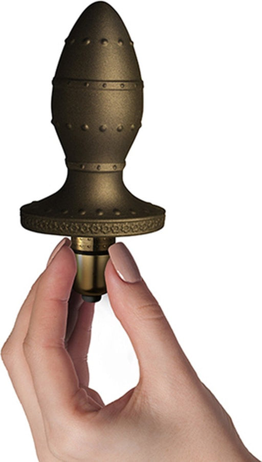 Rocks-off - Dominus - Vibrerende Buttplug - 10 snelheden - Metallic Brons