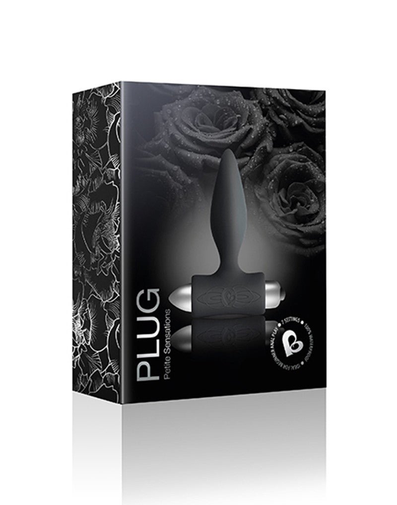 Rocks-off - Petite Sensations Vibrerende Buttplug - Zwart