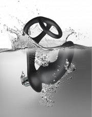 Rocks-off - RO-Zen Pro - Vibrerende Buttplug met Cockring - Zwart