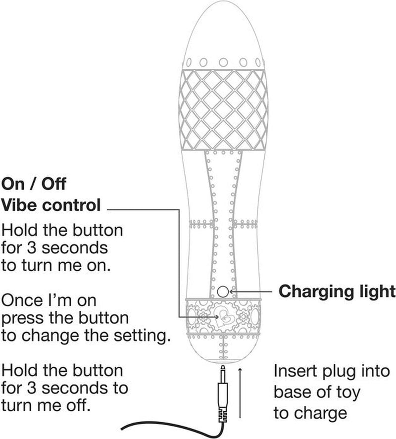 Rocks-off - Zeppelina - Bullet Vibrator - 10 snelheden - Metallic Paars