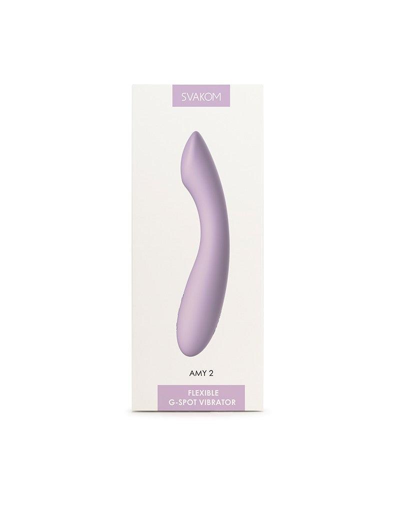 Svakom - Amy 2 - Flexibele G-Spot Vibrator - Lila