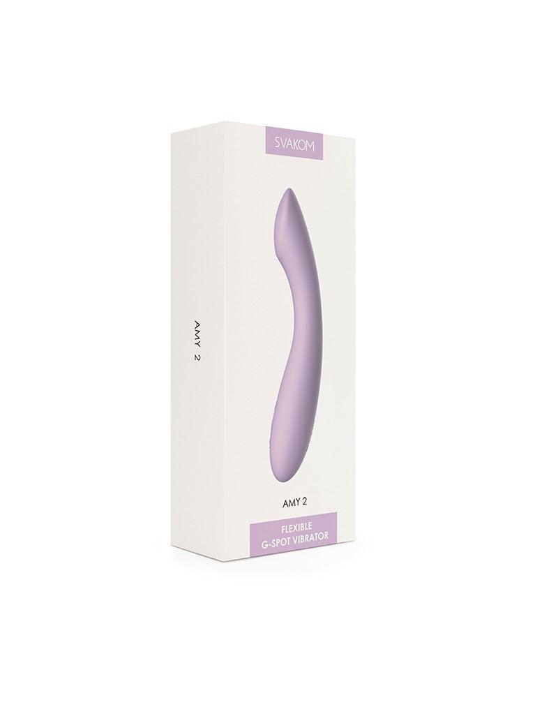 Svakom - Amy 2 - Flexibele G-Spot Vibrator - Lila