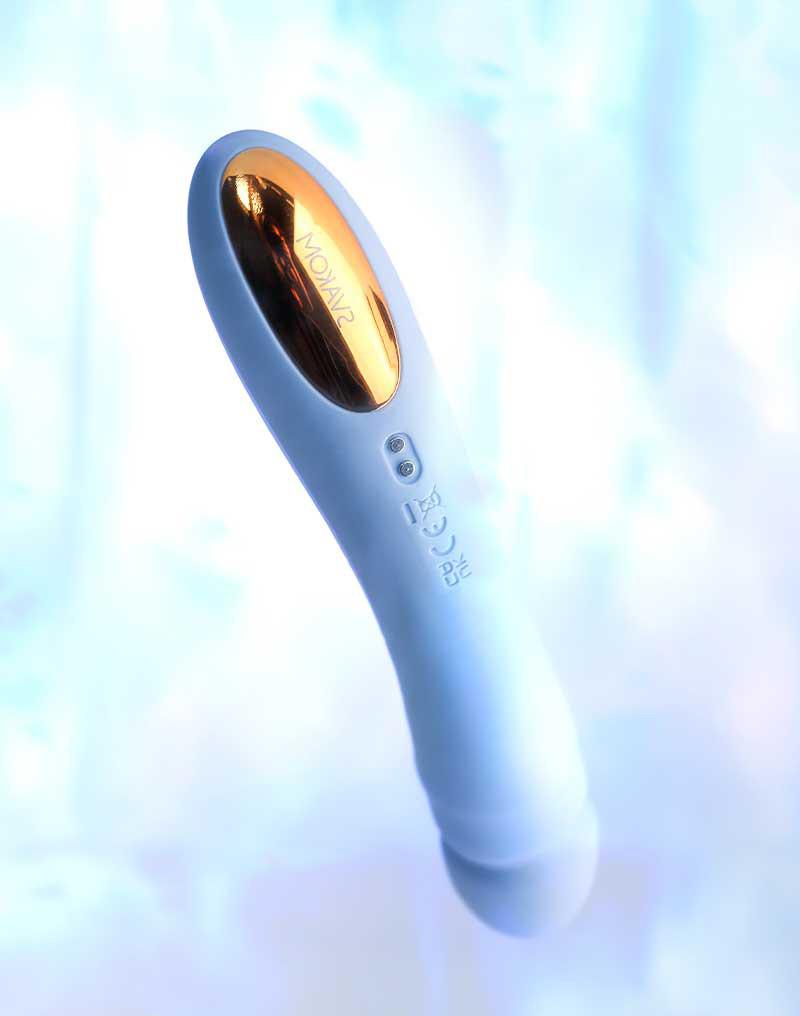 Svakom - Ava Neo - Stotende Vibrator - Thrusting Vibrator - Met App Control - Lichtblauw