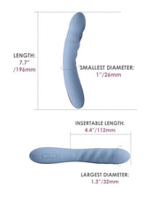 Svakom - Ava Neo - Stotende Vibrator - Thrusting Vibrator - Met App Control - Lichtblauw