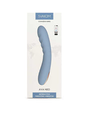 Svakom - Ava Neo - Stotende Vibrator - Thrusting Vibrator - Met App Control - Lichtblauw