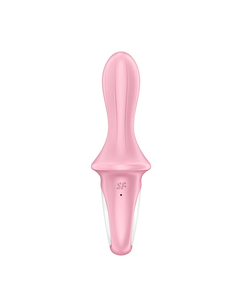 Satisfyer - Air Pump Booty 5+ - Opblaasbare Anaal Vibrator - Met App Control - Roze