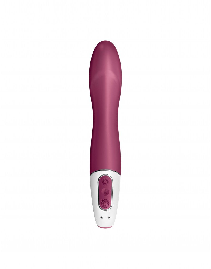 Satisfyer - Big Heat - Verwarmde G-spot Vibrator - Met App Control - Berry Rood