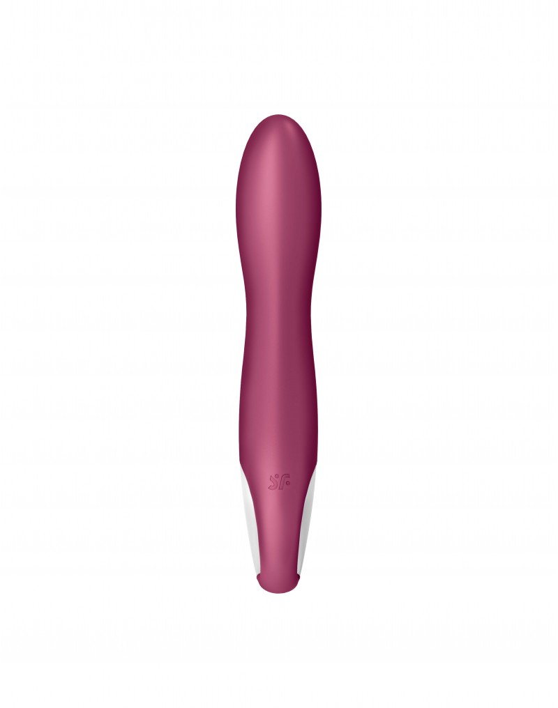Satisfyer - Big Heat - Verwarmde G-spot Vibrator - Met App Control - Berry Rood