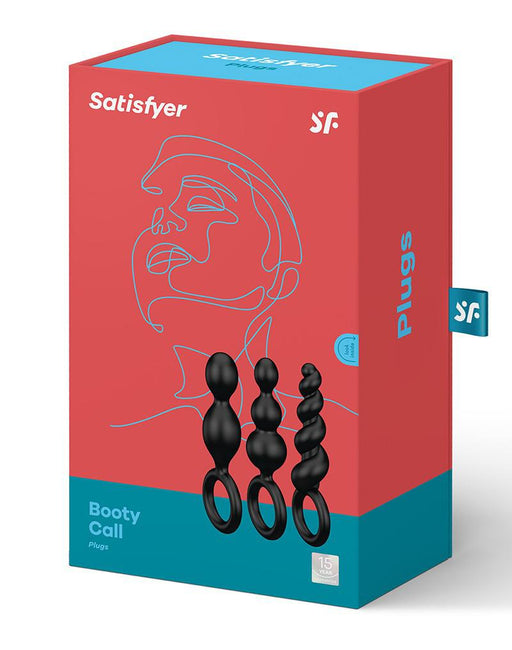 Satisfyer - Booty Call - Anaal Plugs - Set Van 3 - Zwart