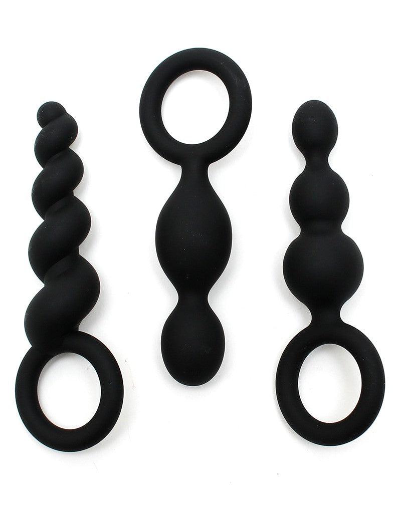 Satisfyer - Booty Call - Anaal Plugs - Set Van 3 - Zwart