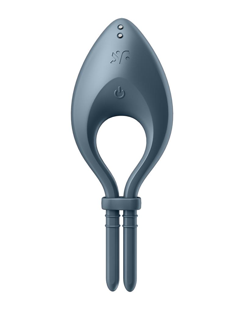 Satisfyer - Bull's Eye - Vibrerende Cockring Met App Control - Donkerblauw