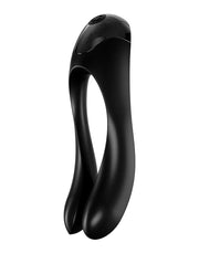 Satisfyer - Candy Cane Vinger Vibrator - Zwart