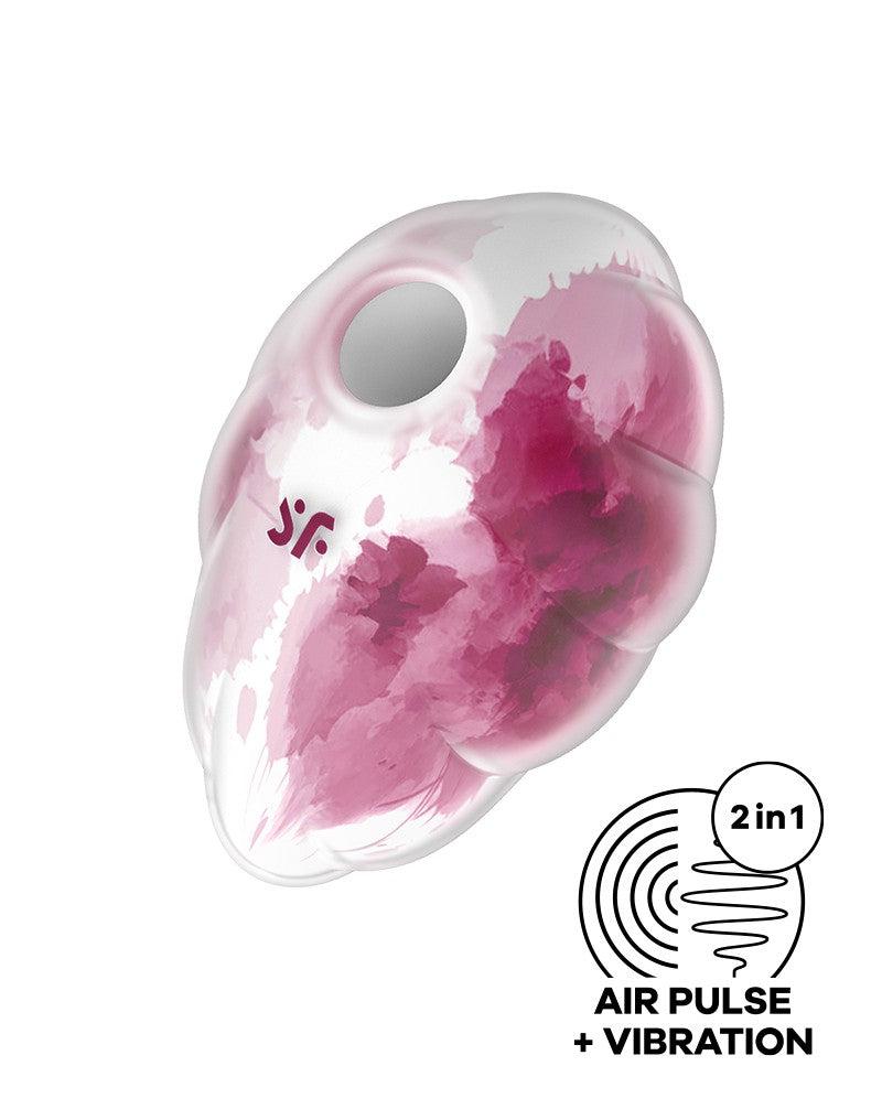 Satisfyer - Cloud Dancer - Luchtdruk Vibrator met Vibratie - Rood