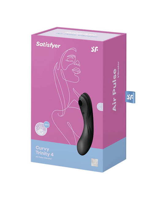 Satisfyer - Curve - Trinity 3-in-1 Vibrator - Zwart