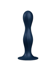 Satisfyer - Double Ball-R - Verzwaarde Dildo met Bewegende Metalen Kogels - Blauw