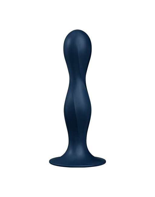 Satisfyer - Double Ball-R - Verzwaarde Dildo met Bewegende Metalen Kogels - Blauw